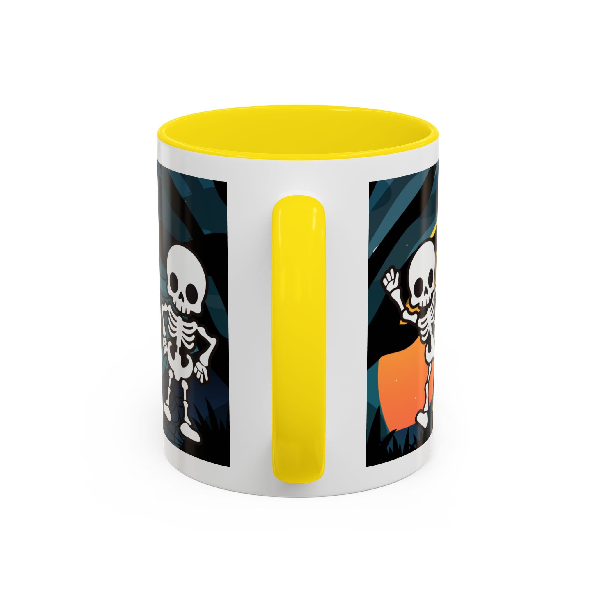 Skeleton Coffee Mug: Spooky Morning Brew Crew, Halloween Gift, Ceramic Cup, Fun Skeleton Design, Unique Coffee Lover Mug
