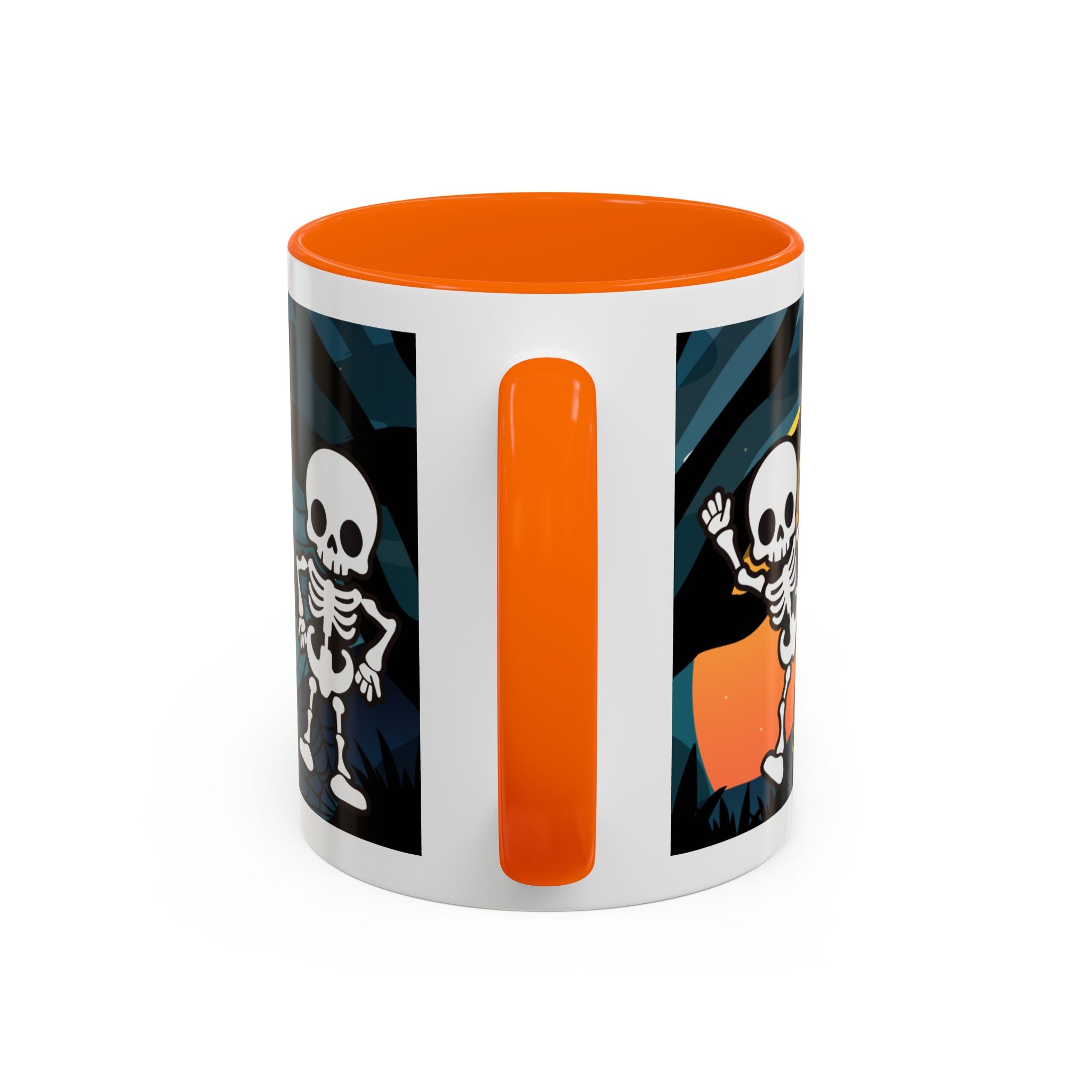 Skeleton Coffee Mug: Spooky Morning Brew Crew, Halloween Gift, Ceramic Cup, Fun Skeleton Design, Unique Coffee Lover Mug