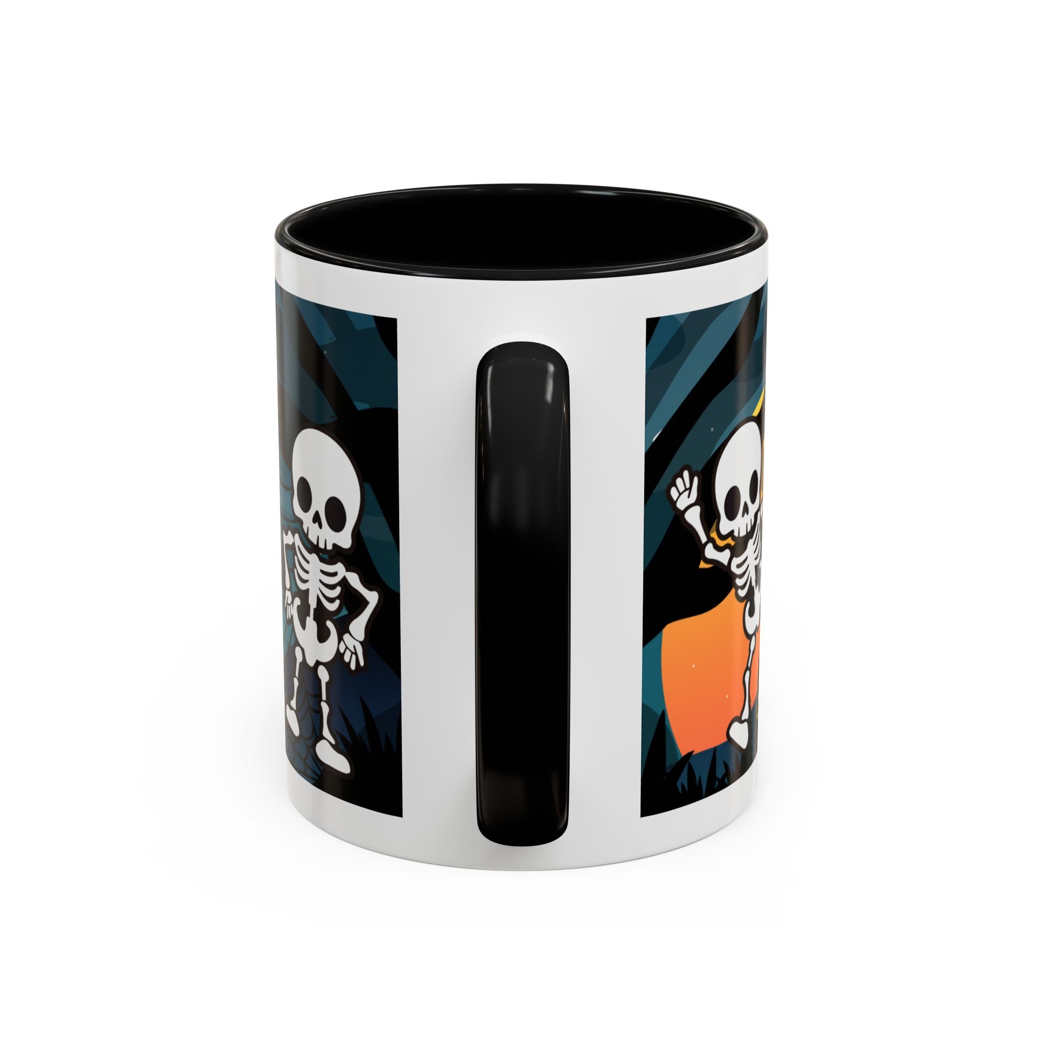Skeleton Coffee Mug: Spooky Morning Brew Crew, Halloween Gift, Ceramic Cup, Fun Skeleton Design, Unique Coffee Lover Mug