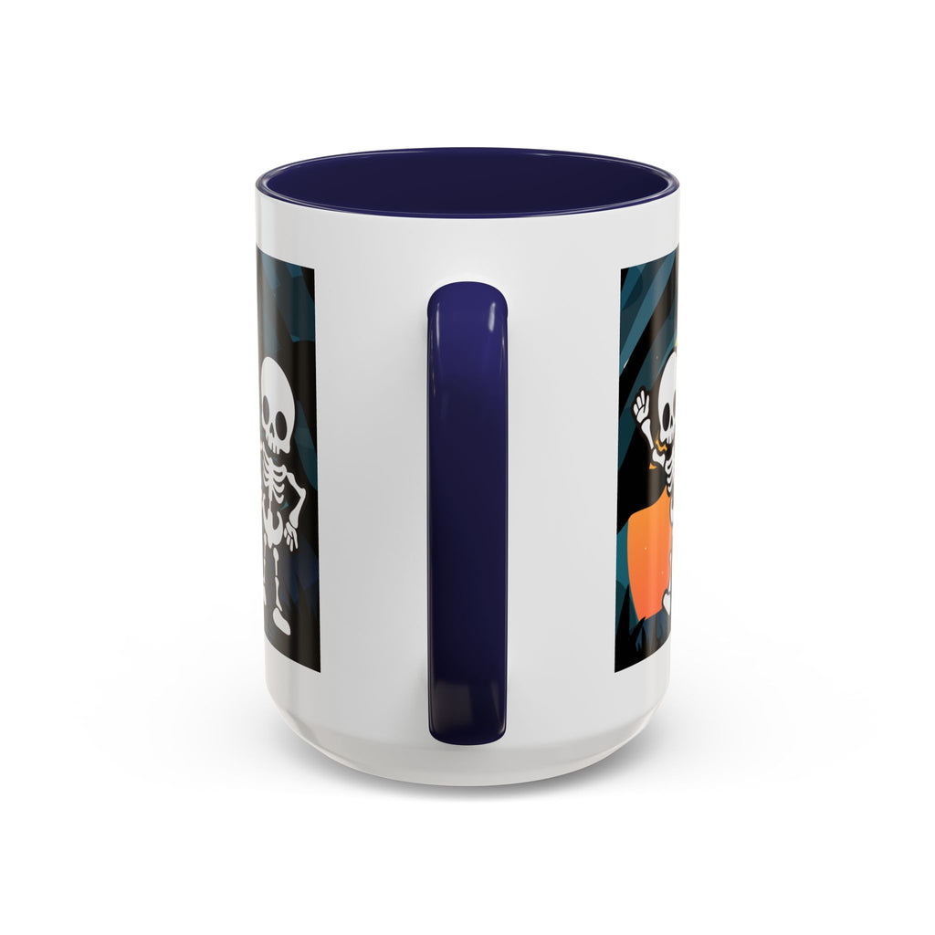 Skeleton Coffee Mug: Spooky Morning Brew Crew, Halloween Gift, Ceramic Cup, Fun Skeleton Design, Unique Coffee Lover Mug