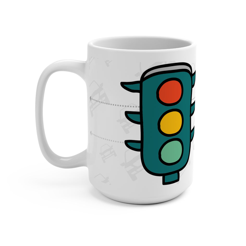 Humorous 'Shhh... Not Yet, Almost Human, Go Ahead Speak' 15oz Coffee Mug